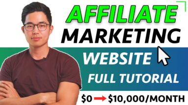How To Create An Affiliate Marketing Website For Beginners | FREE COURSE 2022
