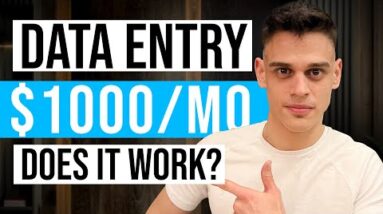 How To Make Money With Data Entry At Home Without Investment (Data Entry Jobs)