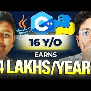 THIS 16 Year Old Coder Just Got a 24Lakh/Year Job!🤯