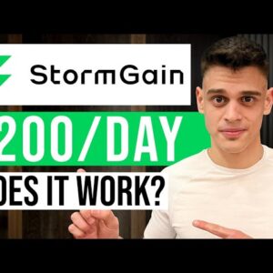 Earn FREE Crypto On Stormgain In 2022 | Cloud Mining Review