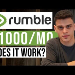 Rumble App Review - How to Make Money Online from Home Uploading Videos (2022)