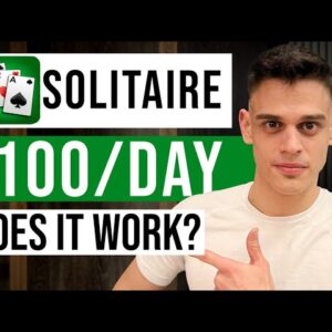 Make Money Playing Solitaire With This FREE Mobile App