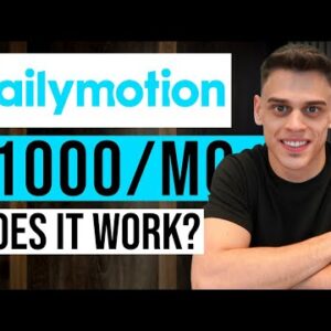 How To Make Money Uploading Videos On Dailymotion In 2022 | YouTube Alternative