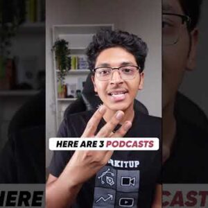 3 PODCASTS You MUST Listen To! 🔥 | Ishan Sharma #shorts