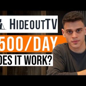 How To Earn Money On Hideout TV Watching Videos (2022)