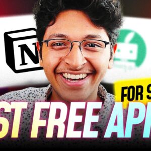 Top 5 FREE Apps Every College Student MUST Use!🔥 | Ishan Sharma