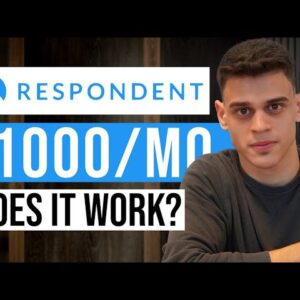 How To Make Money With Respondent In 2022 | Respondent.io Review