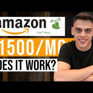 How To Get FREE Amazon Products In 2023 | Amazon Product Tester Job (Amazon Vine)