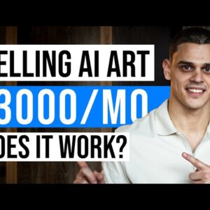 Make Money Selling AI-generated Art In 2023 | Midjourney Tutorial