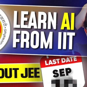 IIT DEGREE Without IIT-JEE 😱 | Learn Data Science & AI From IIT | Ishan Sharma