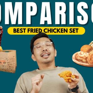 Same Fried Chicken, 5 Different Fast Food Brands, Which is The Cheapest?