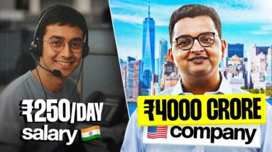 From Rs. 250/Day Call Center Job to 4,000 Crore Business in 10 Years!