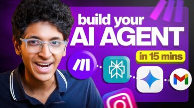 Build Your First AI Agent in 15 Minutes (NO CODING)