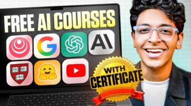 10 FREE AI Courses Everyone MUST Take in 2025! 🔥