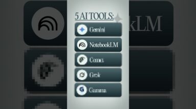 5 AI TOOLS EVERYONE MUST USE (Other Than ChatGPT)