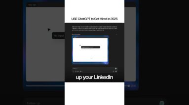 Land Your FIRST Internship With ChatGPT 🤯 | Most Students Don't Know This